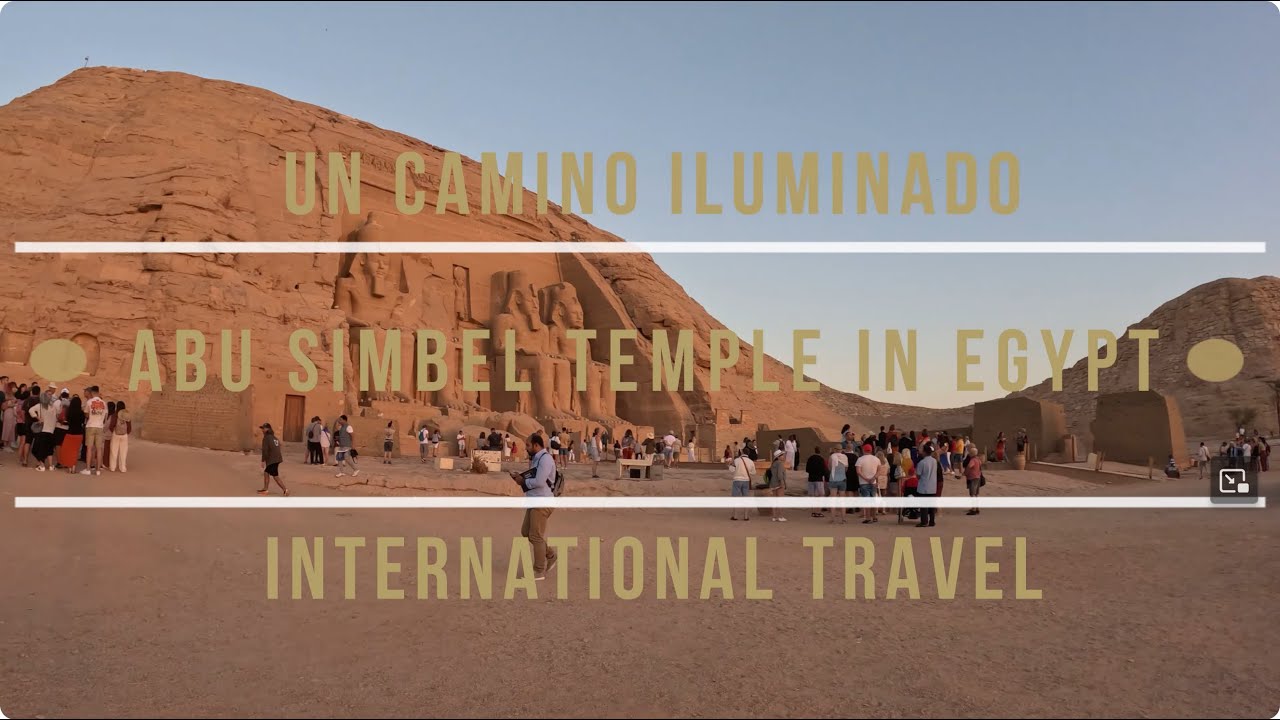 Abu Simbel Temple in Egypt [4K]