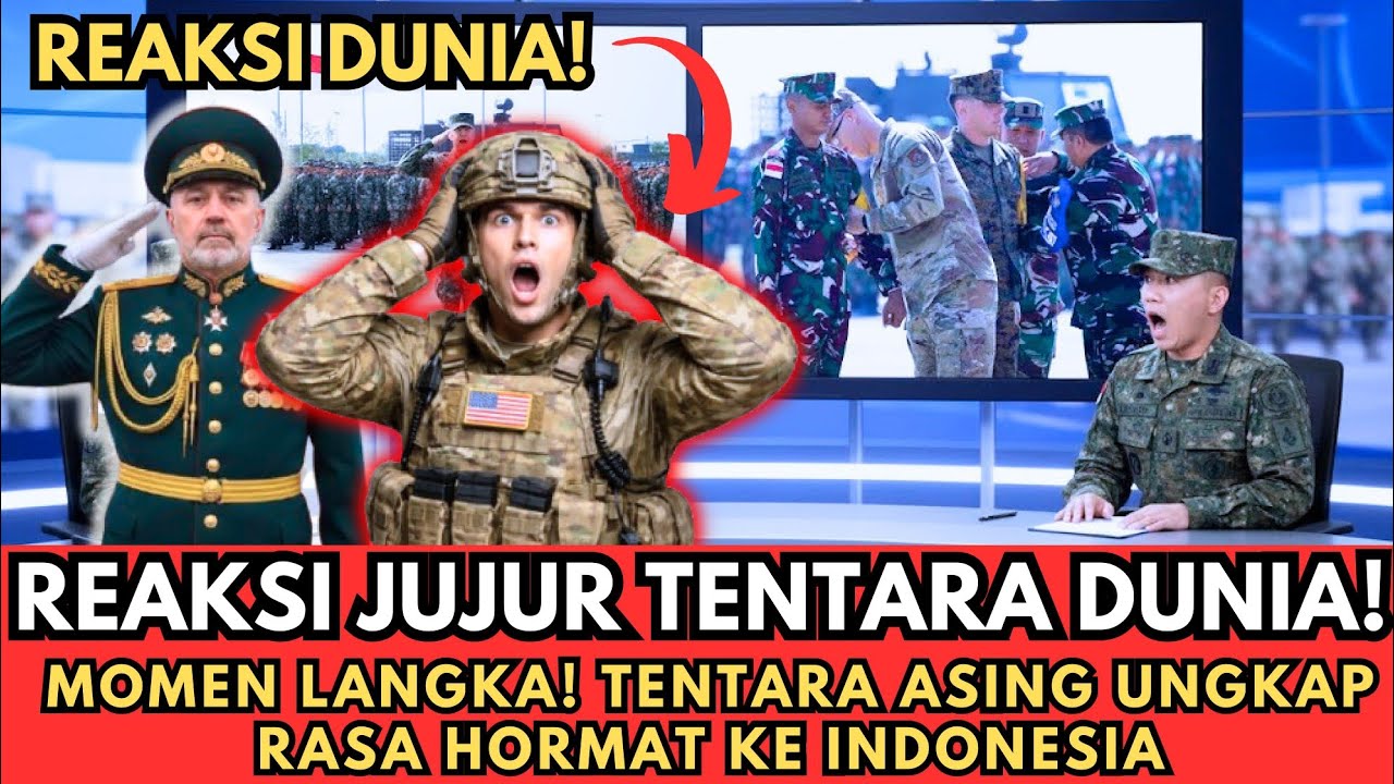 INI YANG BIKIN TERHARU! Reaksi Tentara Asing Saat Lihat TNI