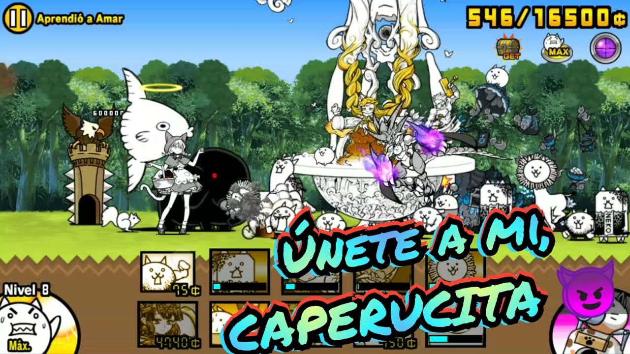 CAPERUCITA HE LLEGAO, APRENDIO A AMAR | THE BATTLE CATS
