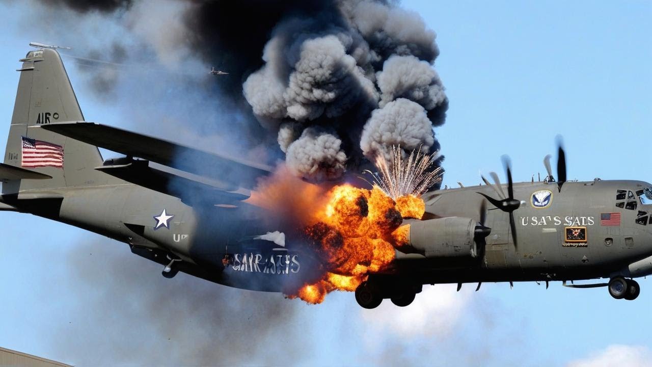 Сегодня американский грузовой самолет с 13 тысячами тонн боеприпасов был сбит российским Су-57.