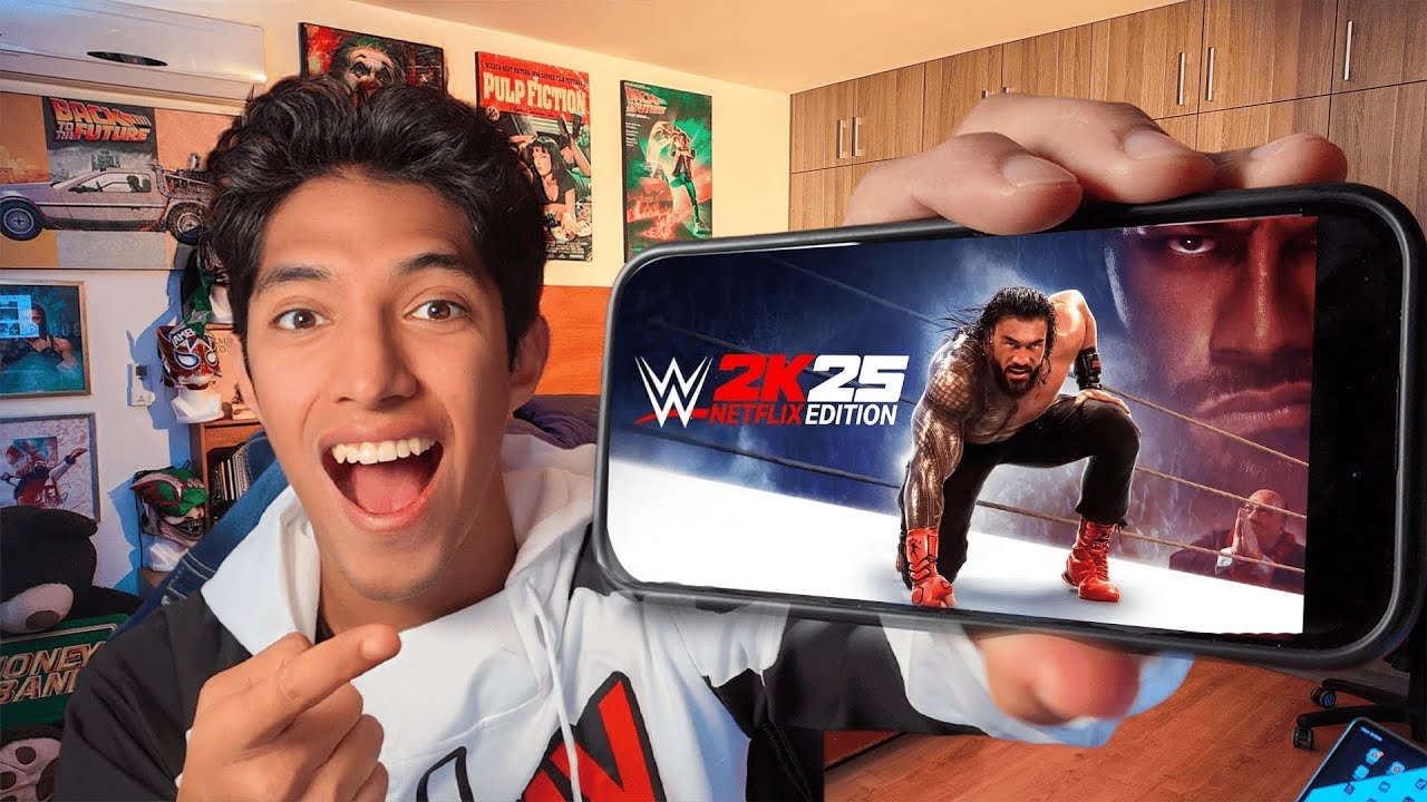 Probe el WWE 2k25 para celular...