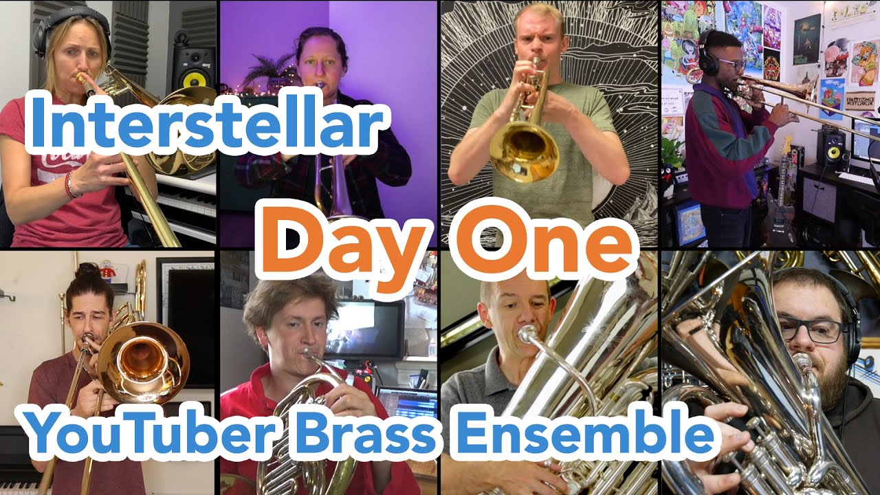Day One (from Interstellar) feat. guests for Brass Ensemble with sheet music