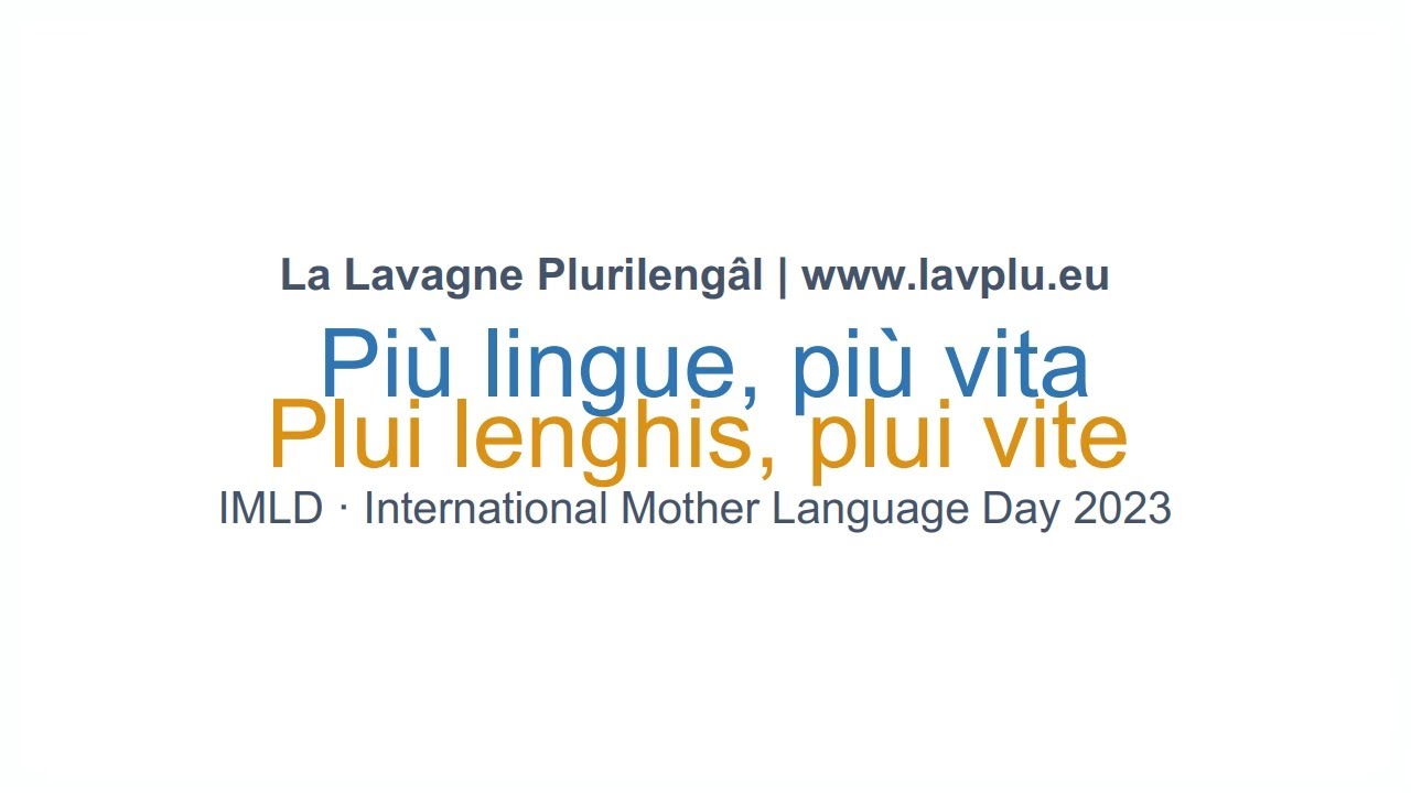 Plui lenghis, plui vite - IMLD 2023 (2/3) - Gabriele Zanello