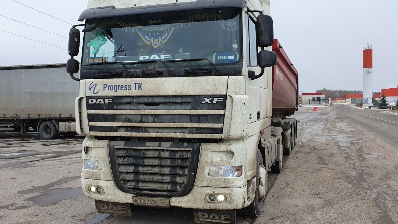 Из за таких Гонд*нов не любят САМОСВАЛЬЩИКОВ,Купил обновки для DAF 105)Заказал Чехлы