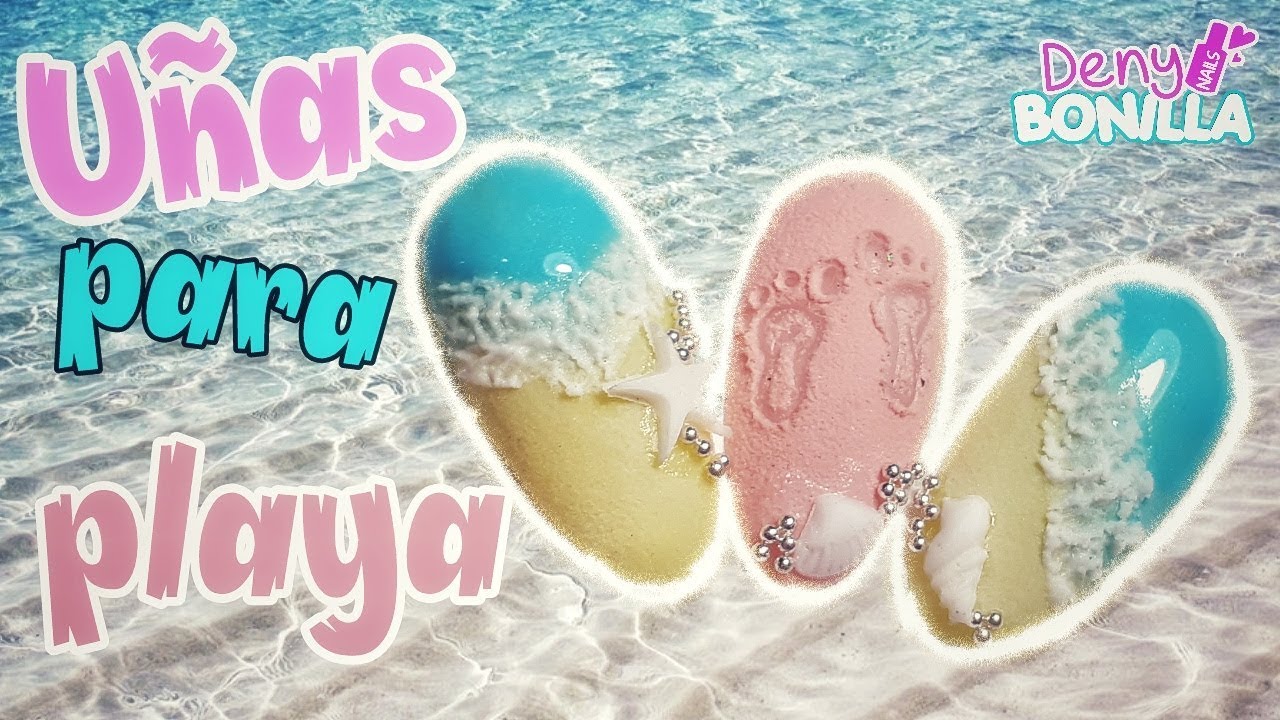 Uñas para playa 🌊🐚🌊| Deny Bonilla Nails