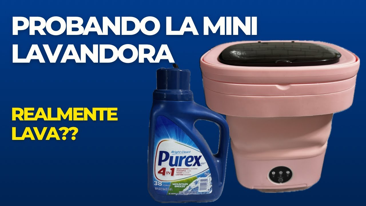 Probando la mini Lavadora - realmente lava?