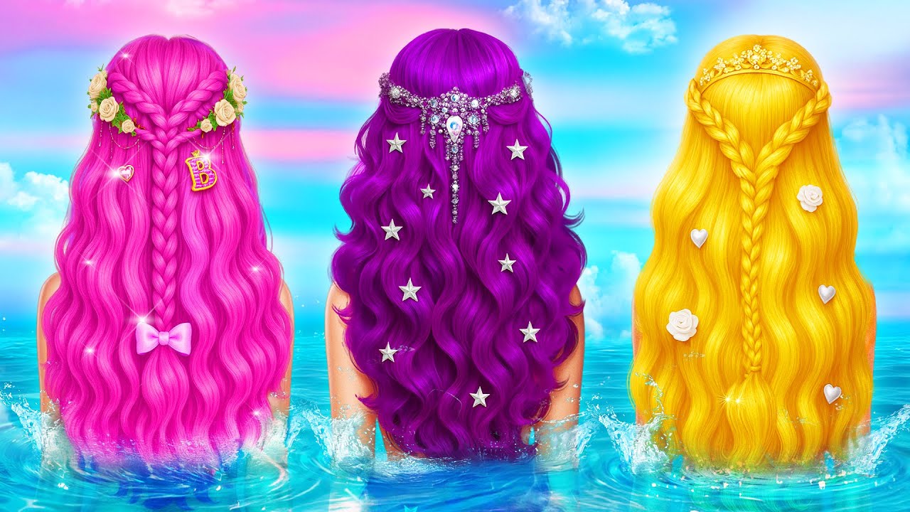 From NERD Mermaid to RICH Princess ✨Mermaid Stunning Makeover | Cha Cha Boom