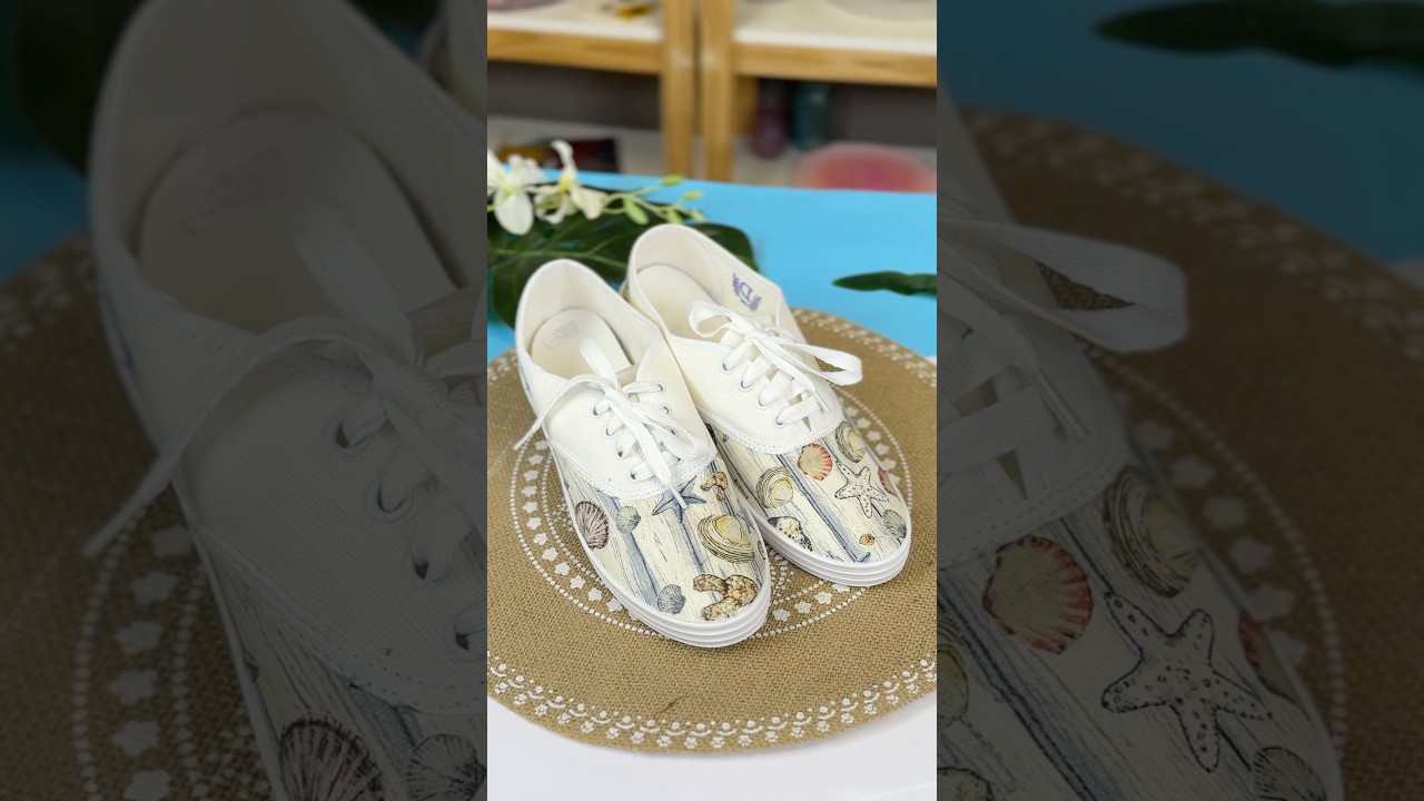 Decoupage en zapatillas 👟🎨 | Personalizá tus zapas
