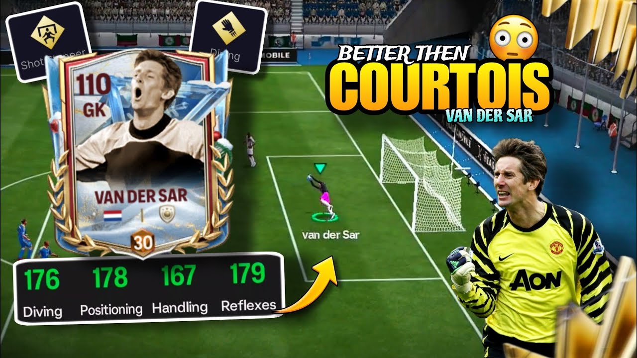 His performance..😶 | H2H & VSA test🔥 | Max VAN DER SAR REVIEW | Fc mobile