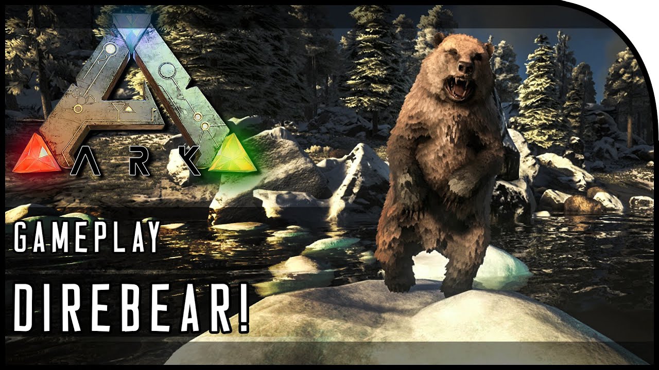 ARK: Survival Evolved DIREBEAR GAMEPLAY! (BULKY BEAST)