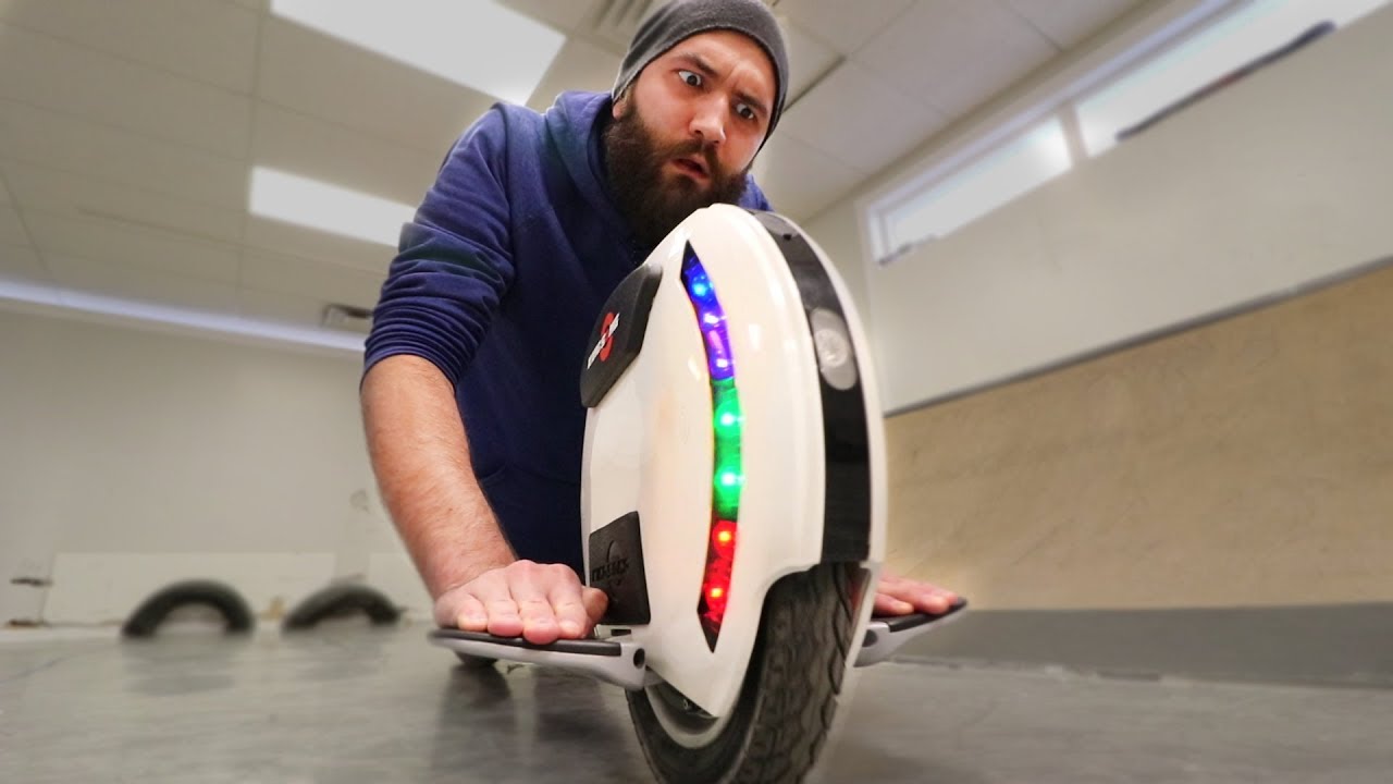 Weird New Unicycle Hoverboard?!