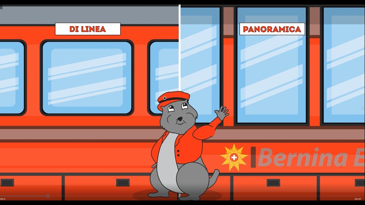 trenino rosso del Bernina: differenze tra carrozza di linea e panoramica
