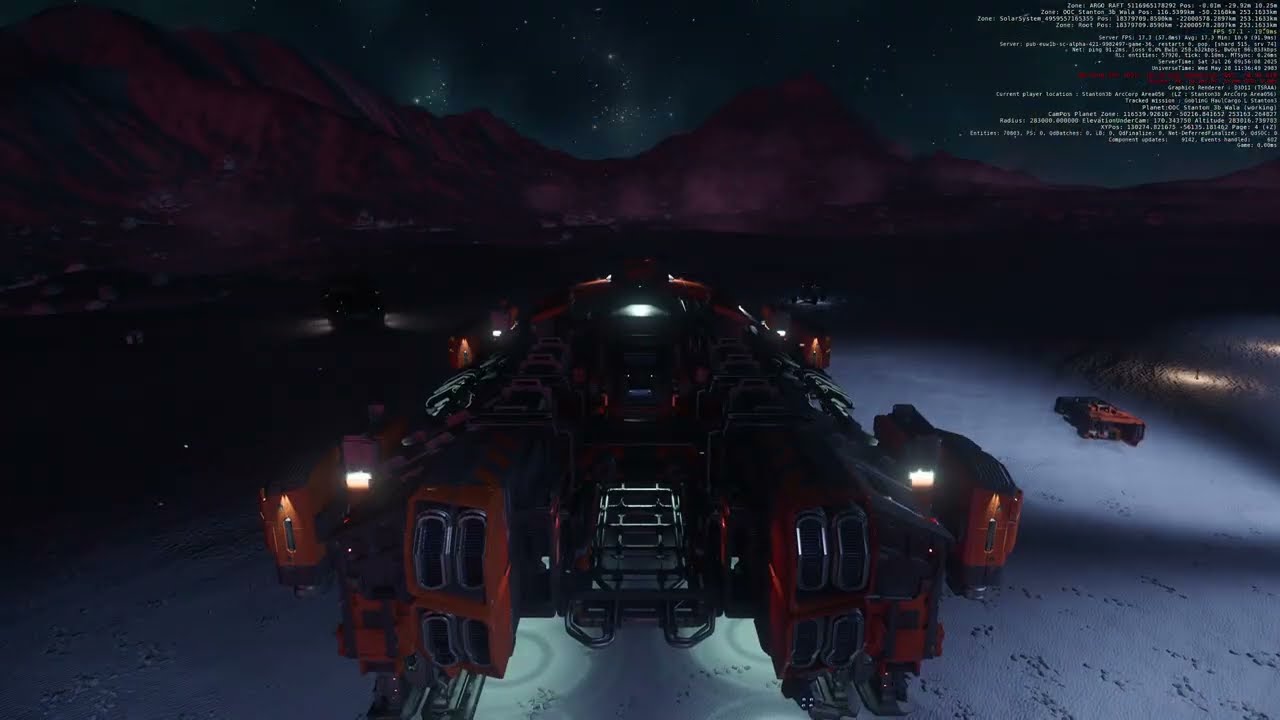 Star Citizen Live 4.2.1 - Movin' cargo with the Argo Raft