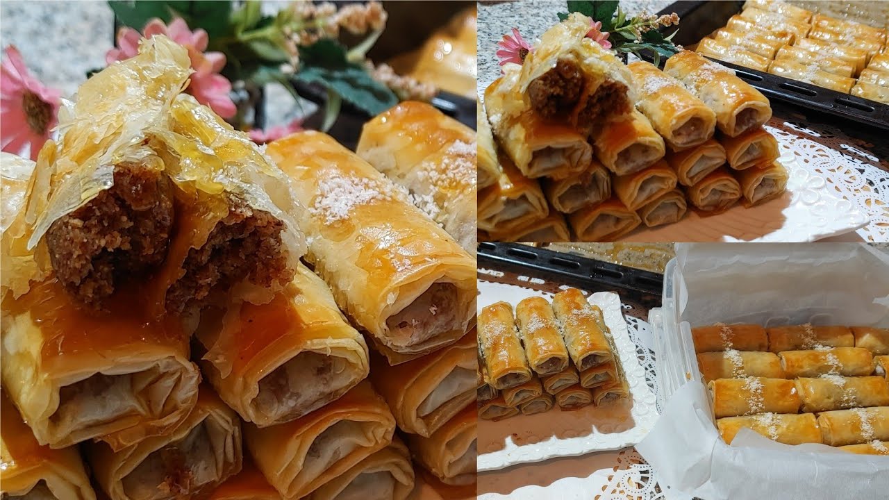 رمضان🌙معسلات على قد الجيب فالفرن حشو بنكهة جديدة لازيدة/لاسكر بدائل طبيعية