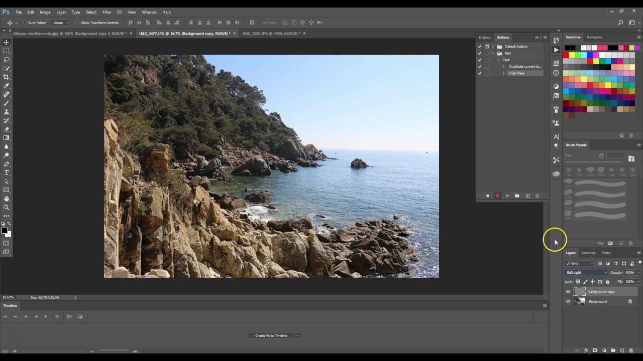 How to create actions in photoshop