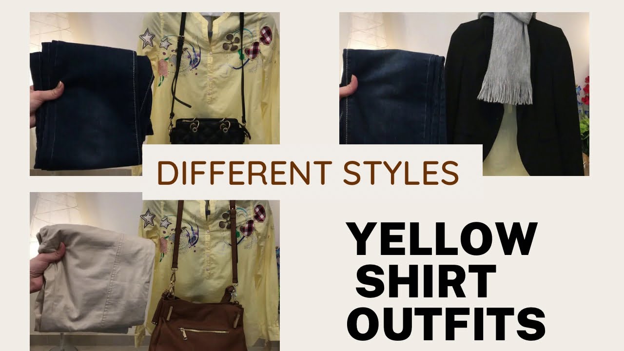 How to style a yellow shirt | How to wear yellow | Yellow Shirt Outfits