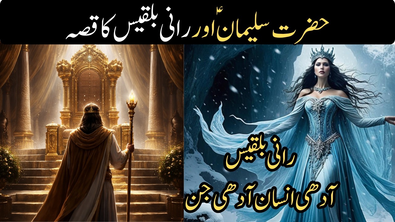 Rani Bilqees Aadhi Insan Aadhi Jinn | Hazrat Sulaiman (AS) & Rani Bilqees ki sachi khani | #islamic