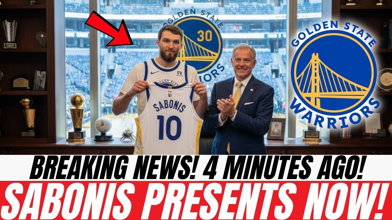 IT’S OFFICIAL! DOMANTAS SABONIS arrives in GOLDEN STATE — NBA in shock | Warriors News