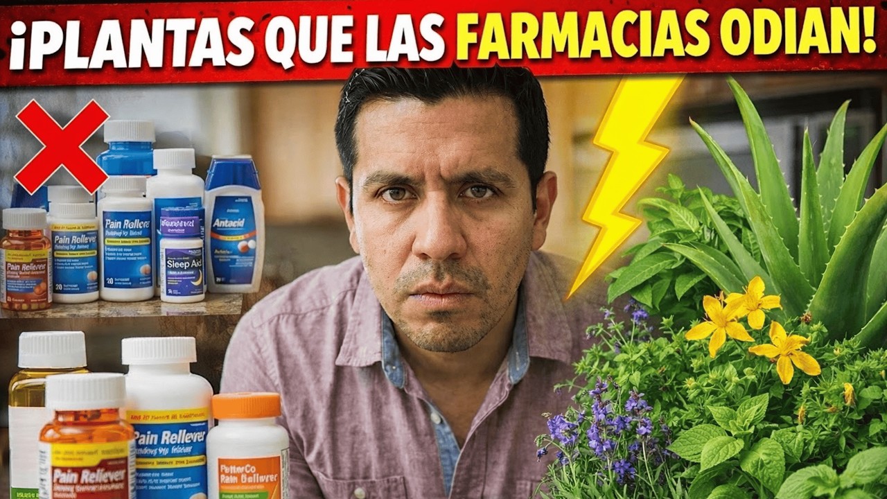 10 Plantas Medicinales que Big Pharma NO Quiere en Tu Jardín (Adiós Medicamentos)
