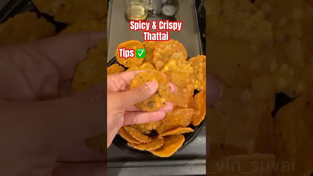 💥Tips to make Spicy & Crunchy தட்டை Recipe⚡️#Diwali special🧨