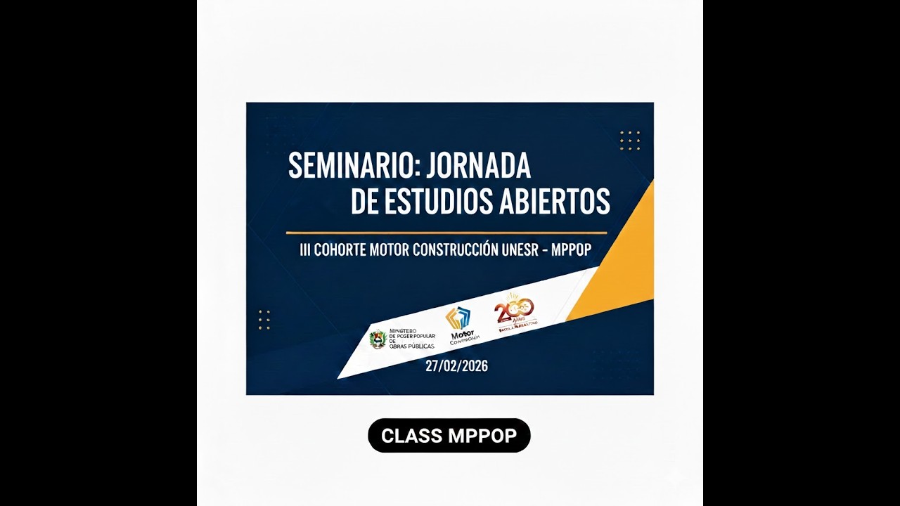 Seminario: Jornada de Orientaciones Académicas - III Cohorte Motor Construcción (27/02/2026)