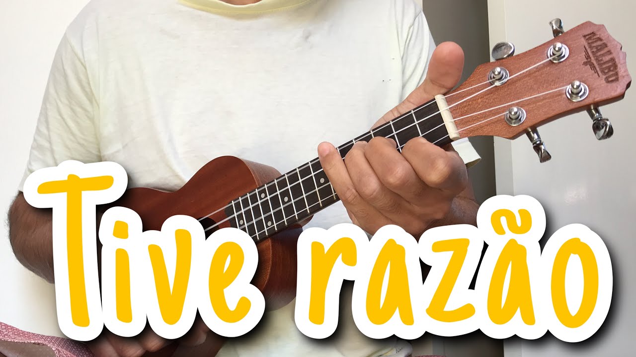 Tive Razão - Seu Jorge (cover - ukulele) + tutorial
