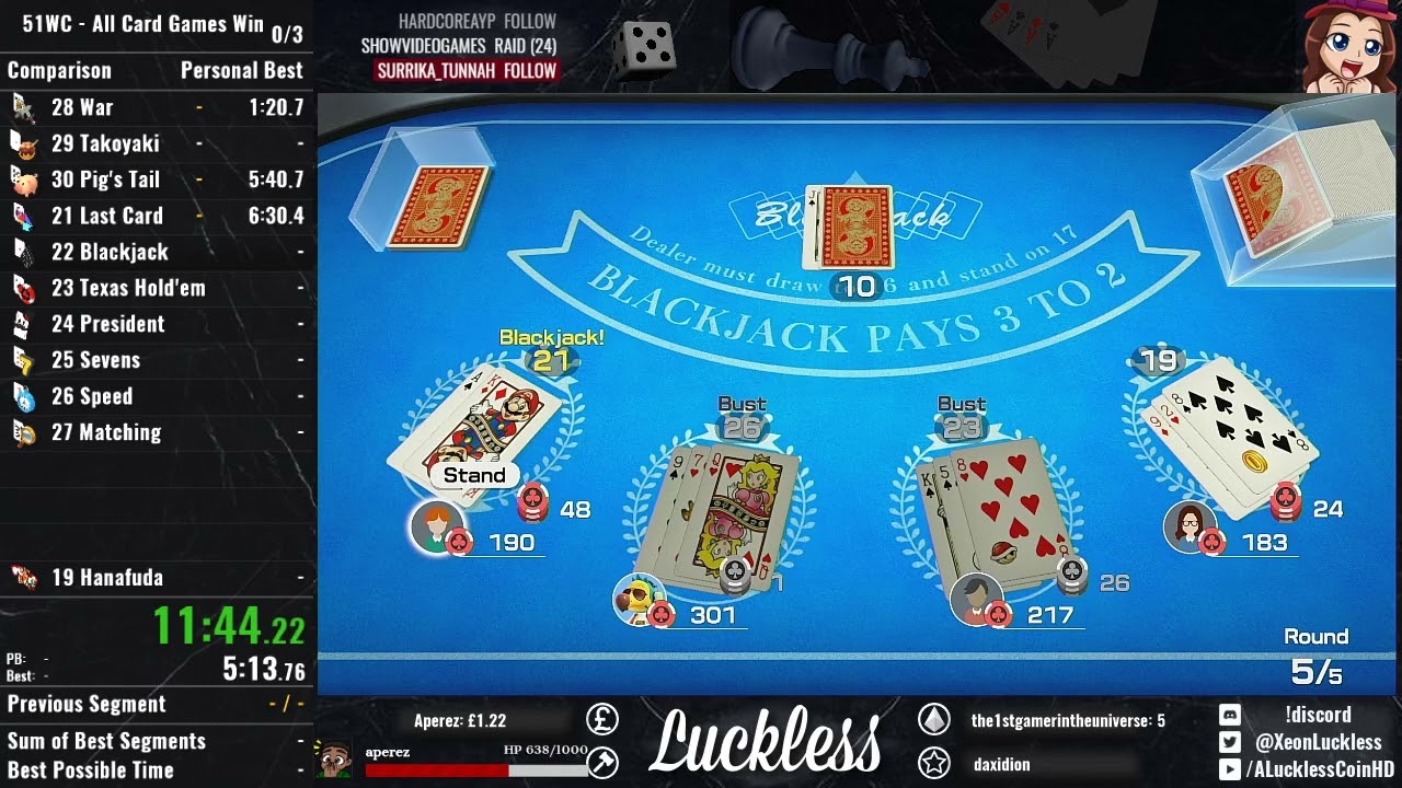 Clubhouse Games: 51 WwC - All Card Games Win in 35m 33s (Current PB from 2020)