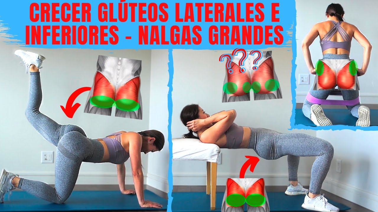 CRECE el GLÚTEO LATERAL e INFERIOR - TRABAJA las TRES PARTES de tus GLÚTEOS
