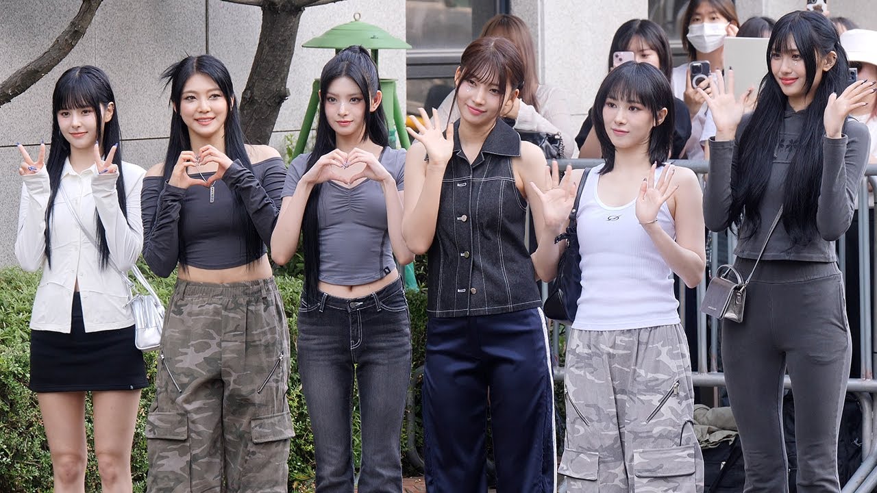 에버글로우 (EVERGLOW) 'ZOMBIE' 컴백 뮤직뱅크 출근길｜240614