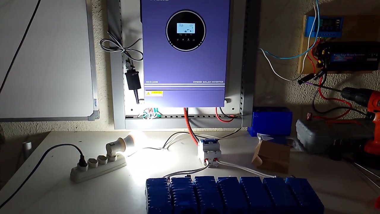 Inversor da Anern de 3kw não piscou a lâmpada