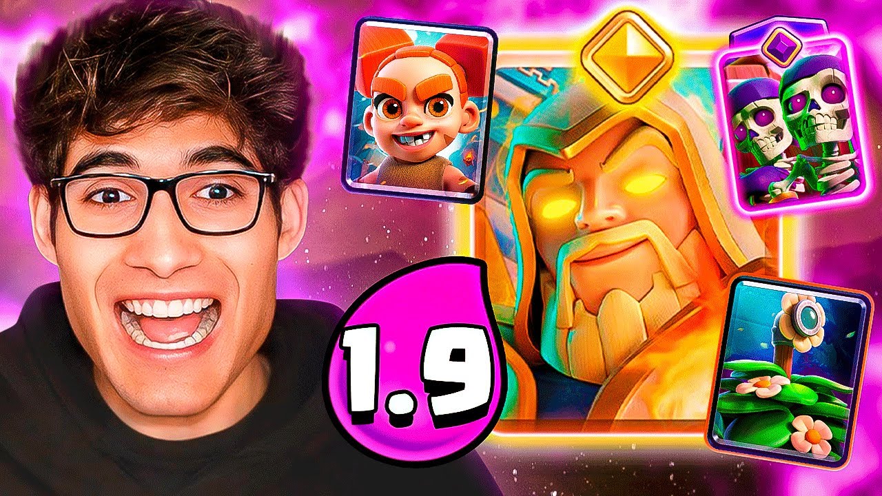 ⚡️EL CICLO MÁS LOCO CON EL NUEVO MAGO HÉROE DE CLASH ROYALE