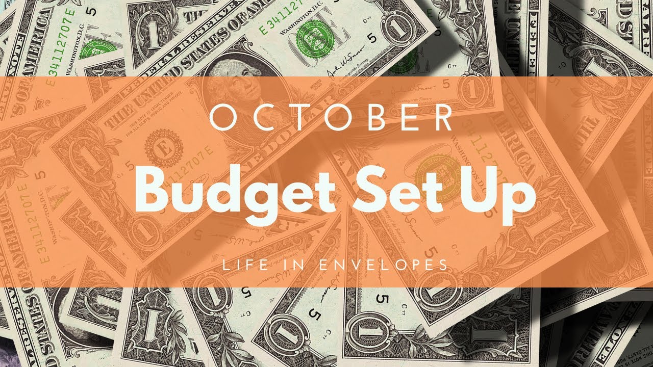 October Budget Set Up / Low Income Budgeting / The Budget Mom / Life In Envelopes Stickers