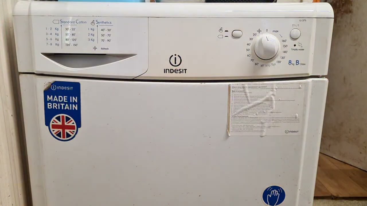 Highlight 2:20:03 – 2:25:03 from Indesit IDC8T3 8KG Condenser Tumble Dryer Full Cycle