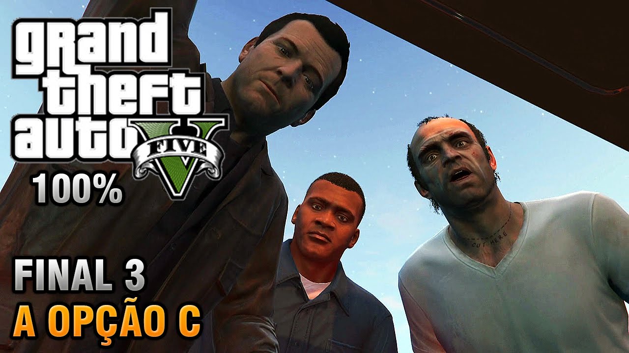 GTA V — Концовка 3 — Вариант C (Прохождение на 100% золото)