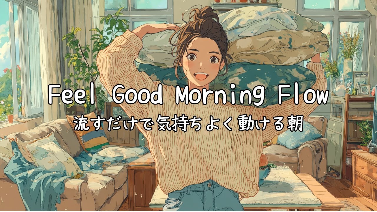 【洋楽】流すだけで気持ちよく動ける朝へ｜Feel Good Morning Flow｜やさしい作業用BGM