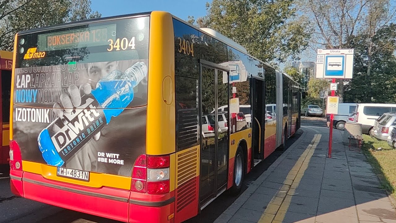 Linia 138 - MAN NG363 Lion's City G #3404 ( MZA Warszawa )