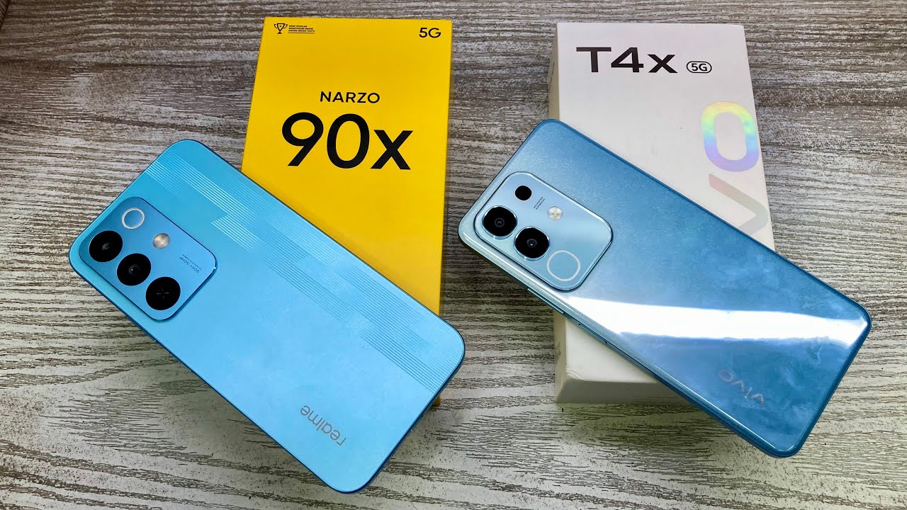 Realme Narzo 90x 5g vs Vivo T4x 5g - Best Konsa ? | Speed test 🔥| Best Processor 🎮| Best Camera 📸 