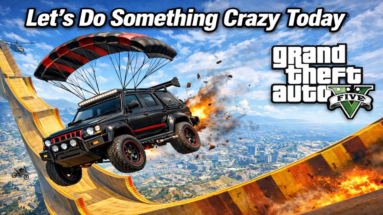 GTA V Mega Ramp Madness 🤯 | Let’s Do Something Crazy