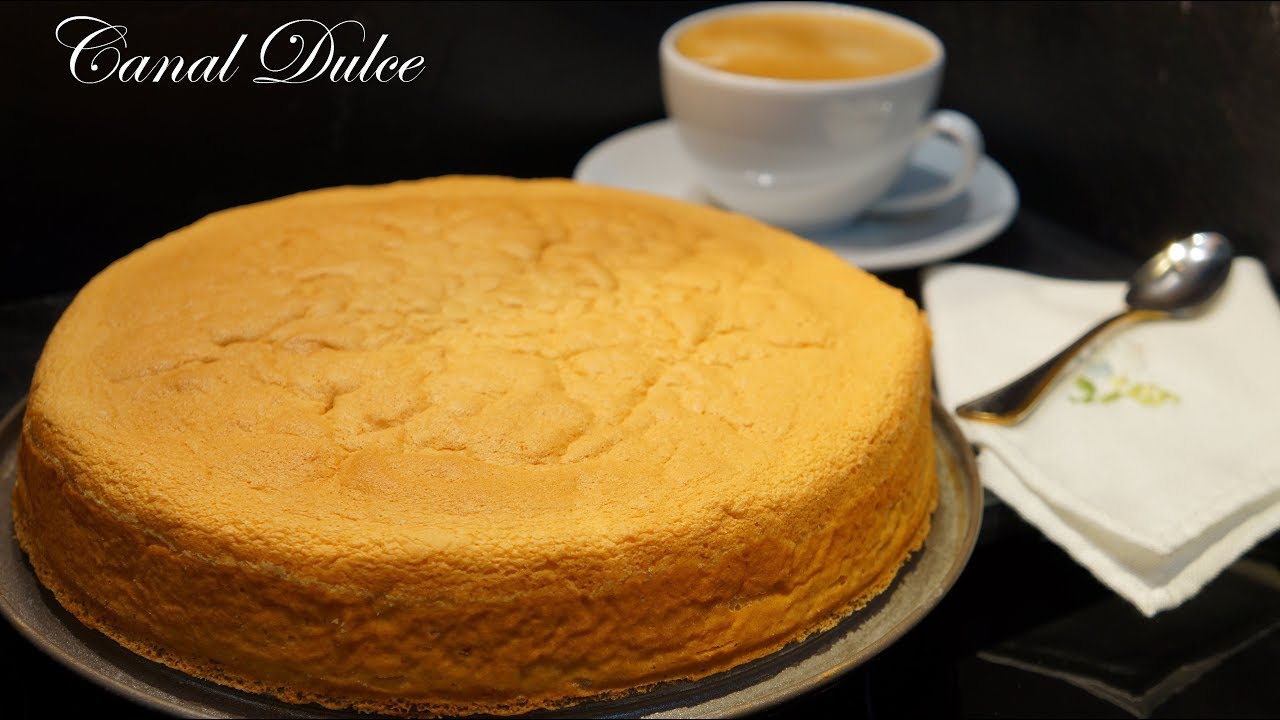 BIZCOCHO GENOVÉS IDEAL PARA TARTAS RECETA FÁCIL BIZCOCHO SIN GRASA