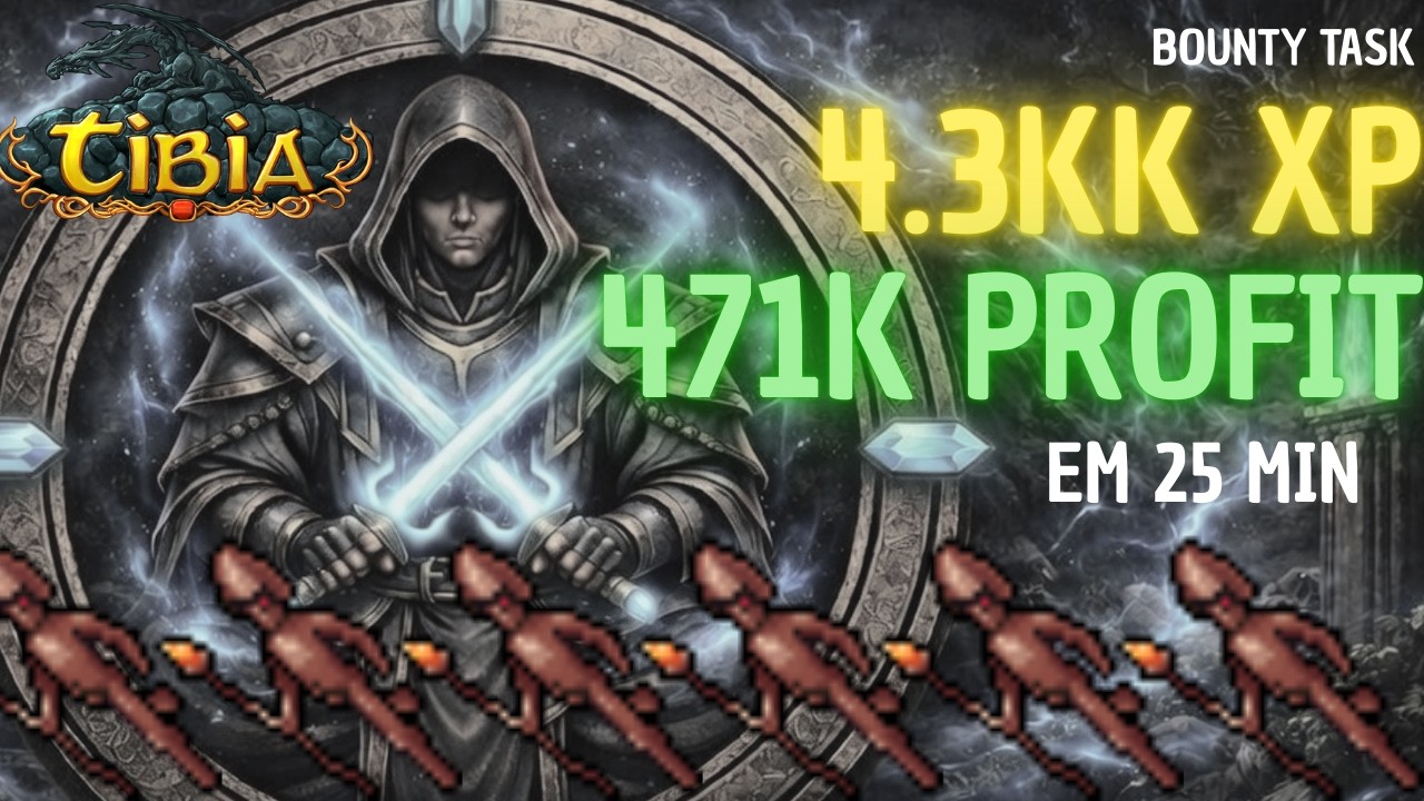 BOUNTY TASK - 380 MITMAH SEER - 4.3KK EXP / 470K+ PROFIT - 25 MIN - 570+ MONK SOLO