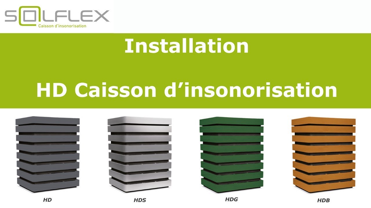 Solflex Caisson d'insonorisation HD100