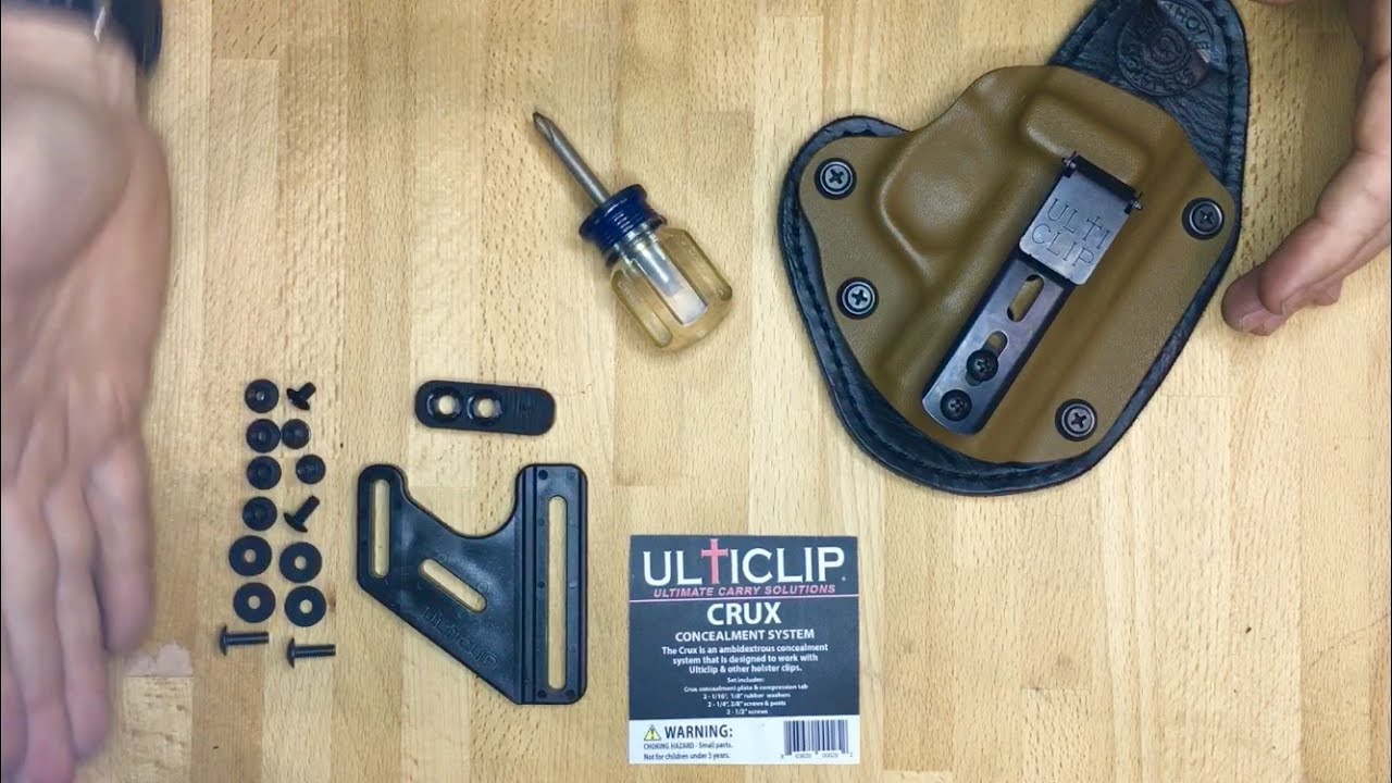 How to install the Crux Concealment System from Ulticlip