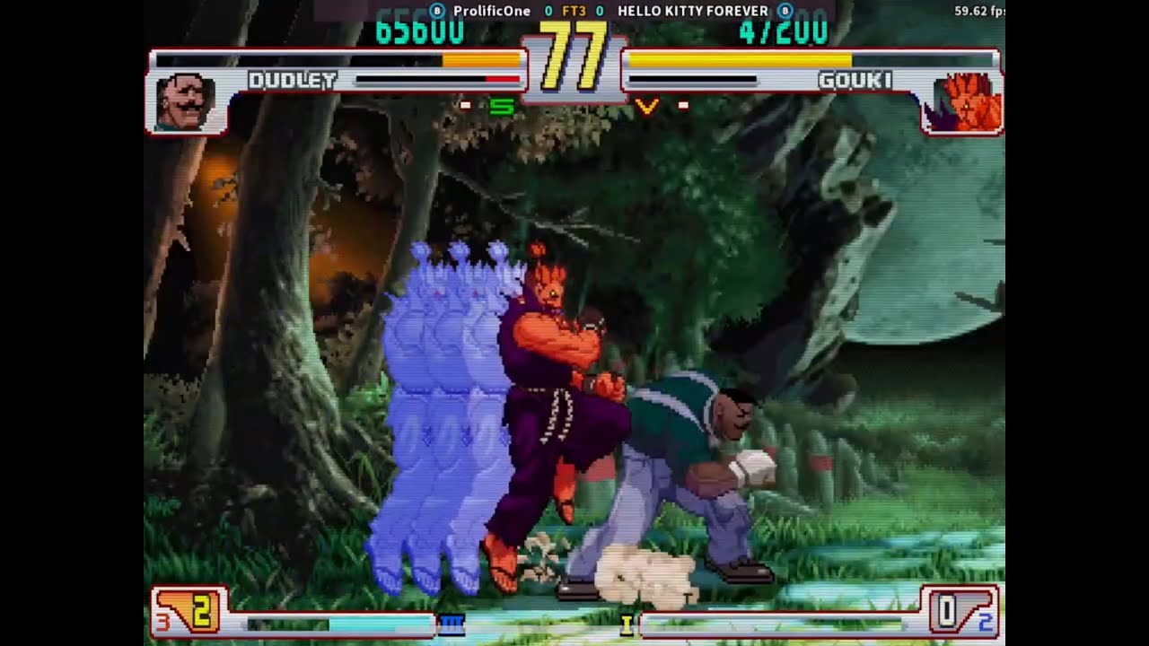 SFIII 3RD STRIKE: ProlificOne ( DUDLEY ) VS HELLO KITTY FOREVER ( AKUMA ) FIGHTCADE FT3 SET