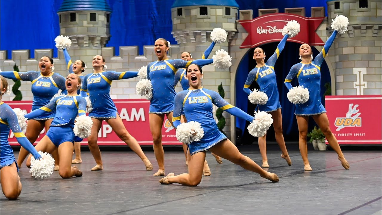 Lake Forest Dance Team Large Varsity Pom Finals 2024