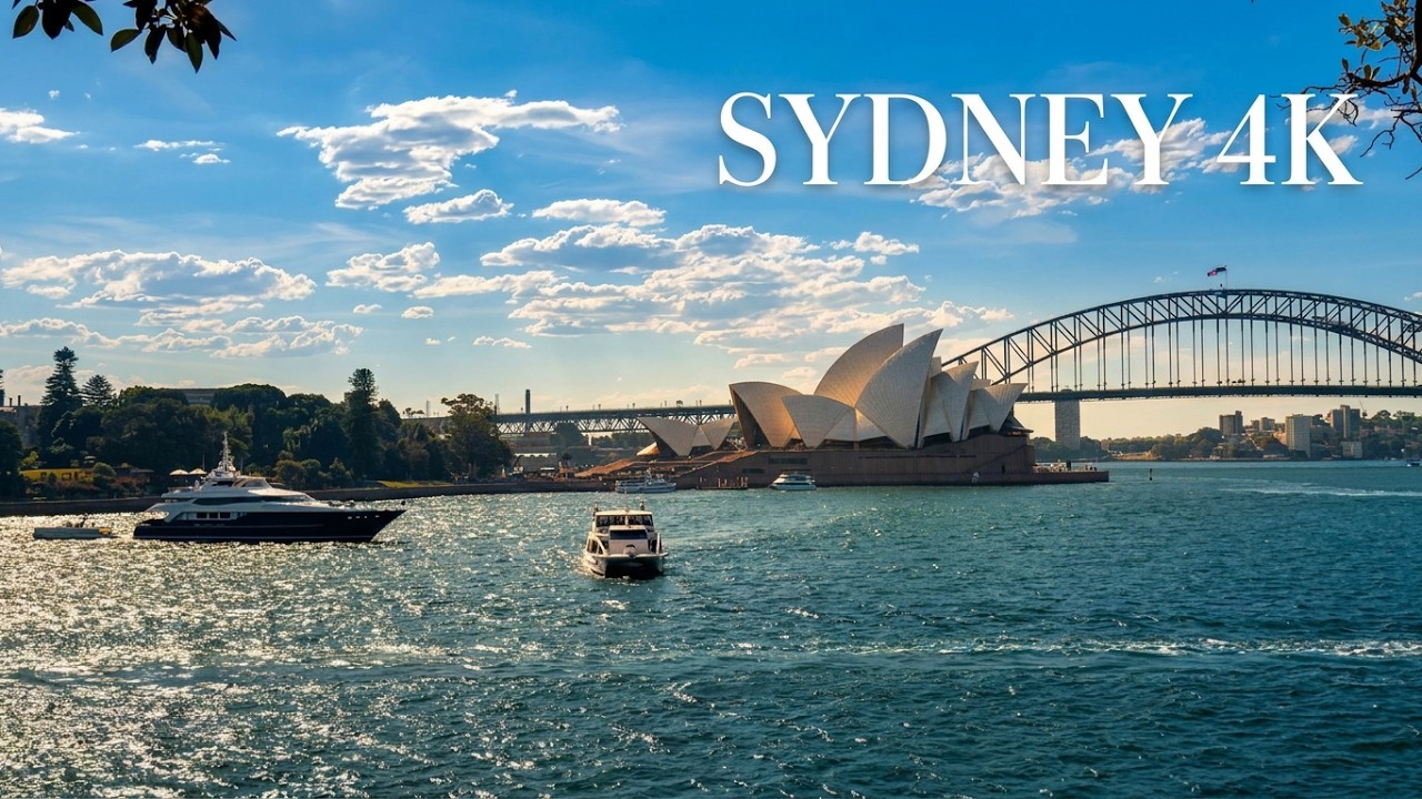 호주 시드니 ~ ( Full video of  Sydney,  Australia ) 4K