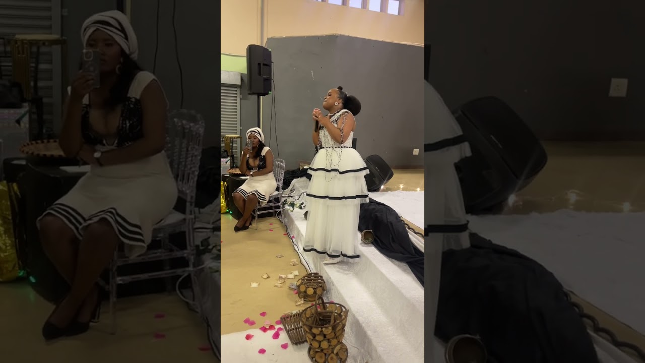 Kuhle Sijentu (Zukhanye Dlakavu) at her Wedding
