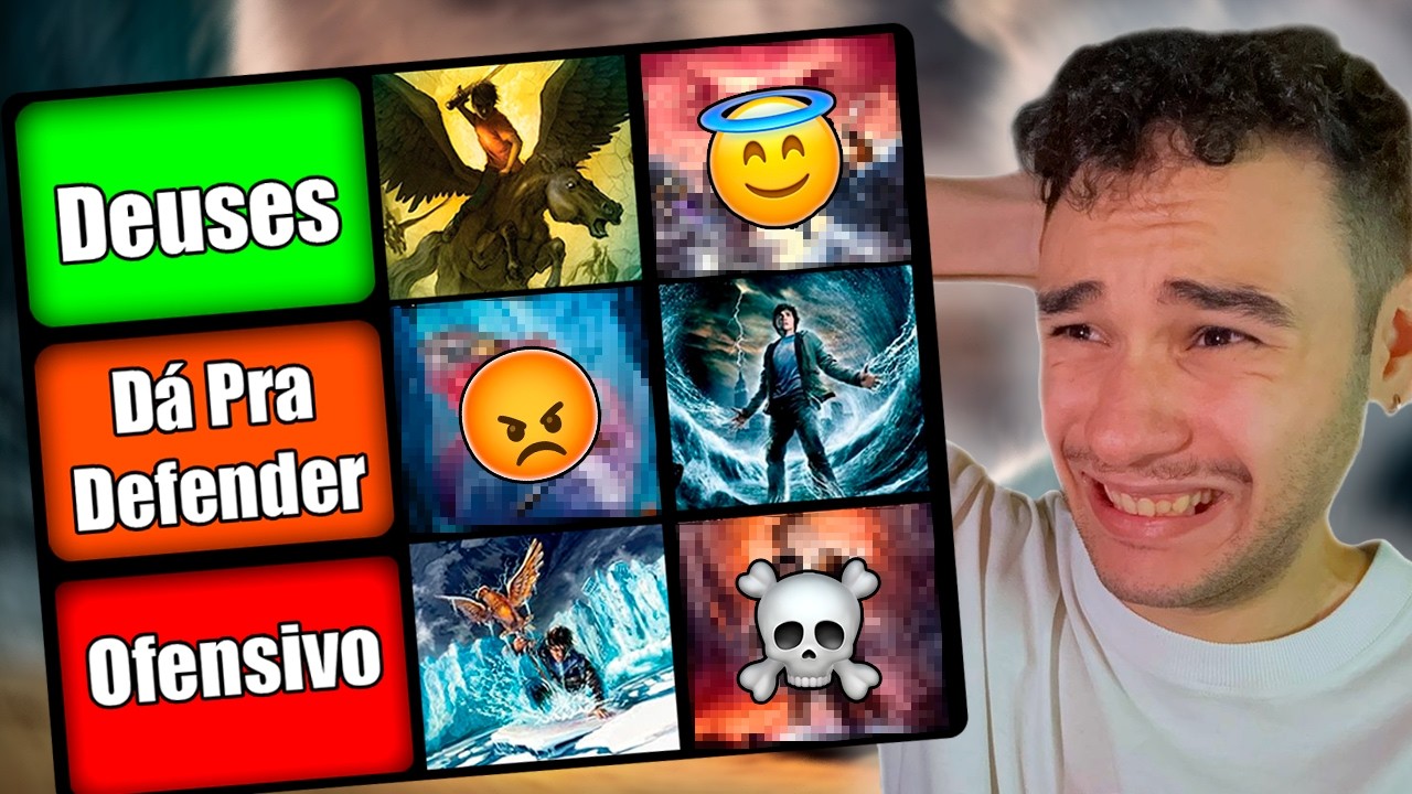 Avaliando TODOS os LIVROS de PERCY JACKSON