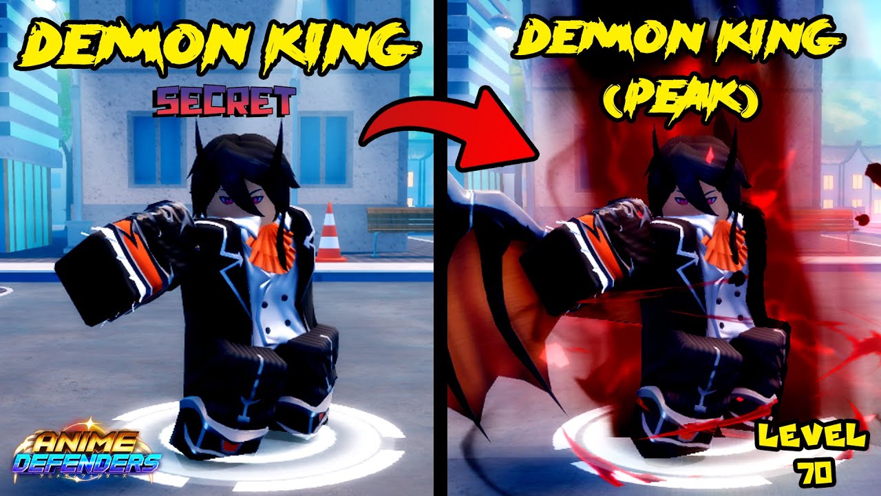 LVL 70 DEMON KING (PEAK) SECRET UNIT SHOWCASE - ANIME DEFENDERS