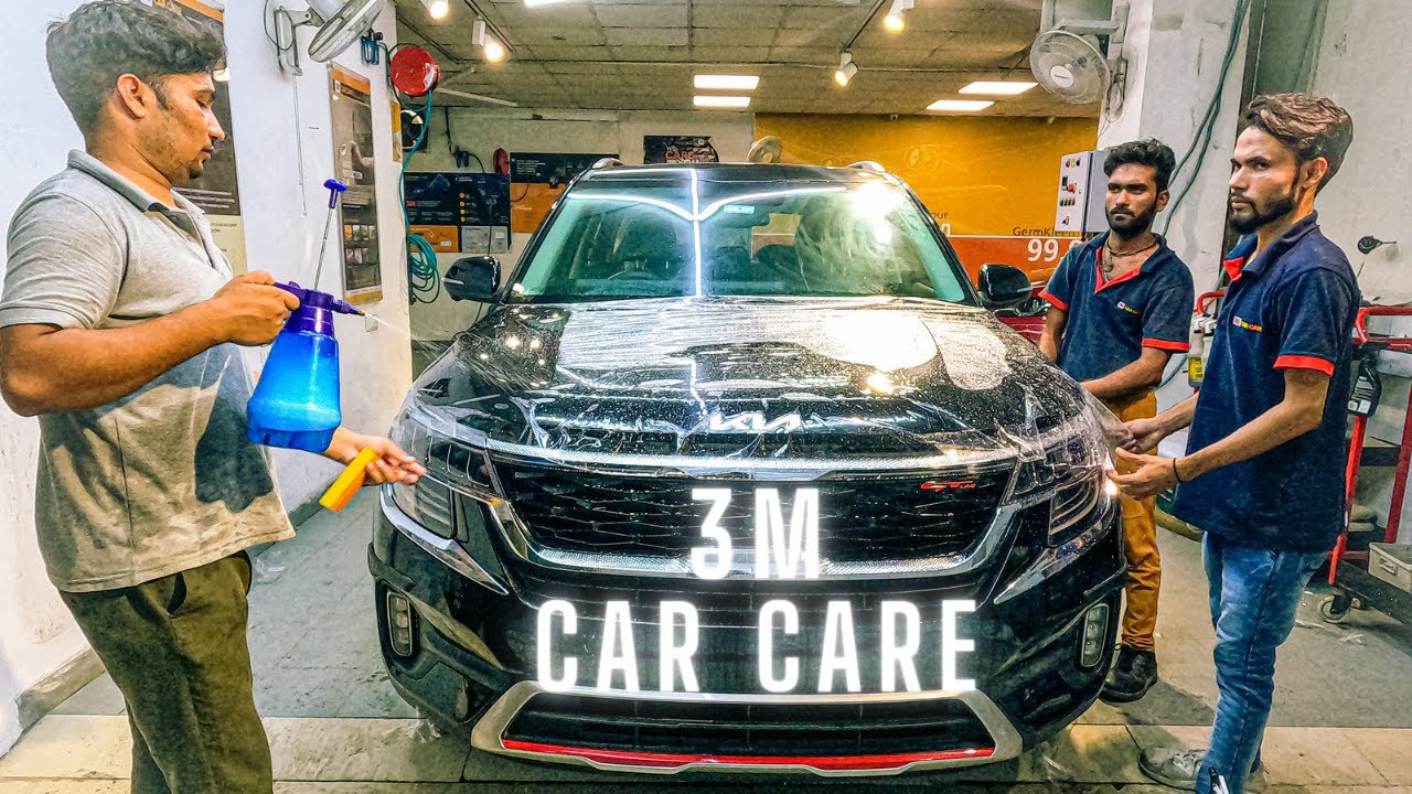 Installation of 3M ppf (paint protection film) on kia seltos