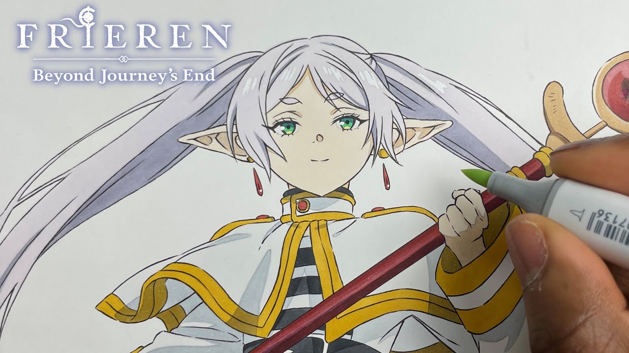 How to Draw Frieren Step By Step Tutorial! - Frieren: Beyond Journey's End